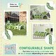 preview thumbnail 6 of 7, Qaba Kids Play Tunnel, Toddler Tunnel for Kids to Crawl , Crocodile Design Tunnel for Indoor or Outdoor Playground, Green