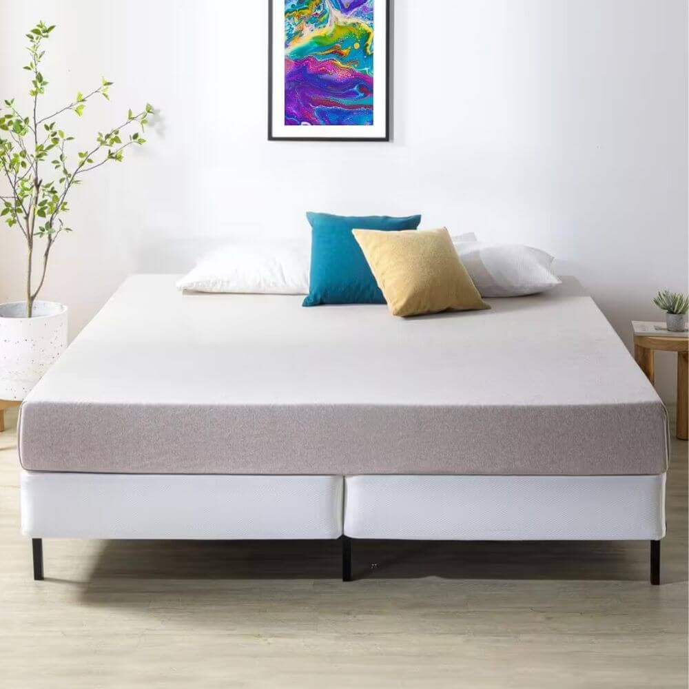 Bed Bug Proof Zippered Box Spring Encasement, Breathable Stretch Knit, Fits Box Springs Up to 9 Inches Deep