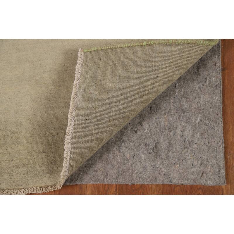 Gabbeh Modern Foyer Rug Beige Handmade Wool Carpet - 2'8"x 3'11"
