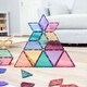 preview thumbnail 5 of 7, Connetix Magnetic Tiles Pastel Shape Expansion Pack, 48 Pieces