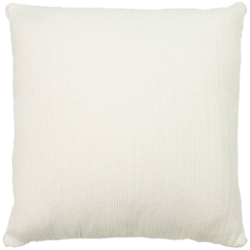 Rizzy Home Ribbed Textured Solid Throw Pillow