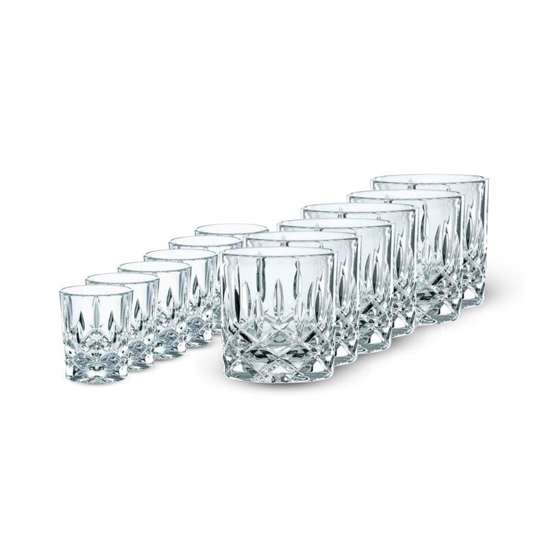 Nachtmann Noblesse 12 Piece Party Drinkware Set - Set of 4 - Clear