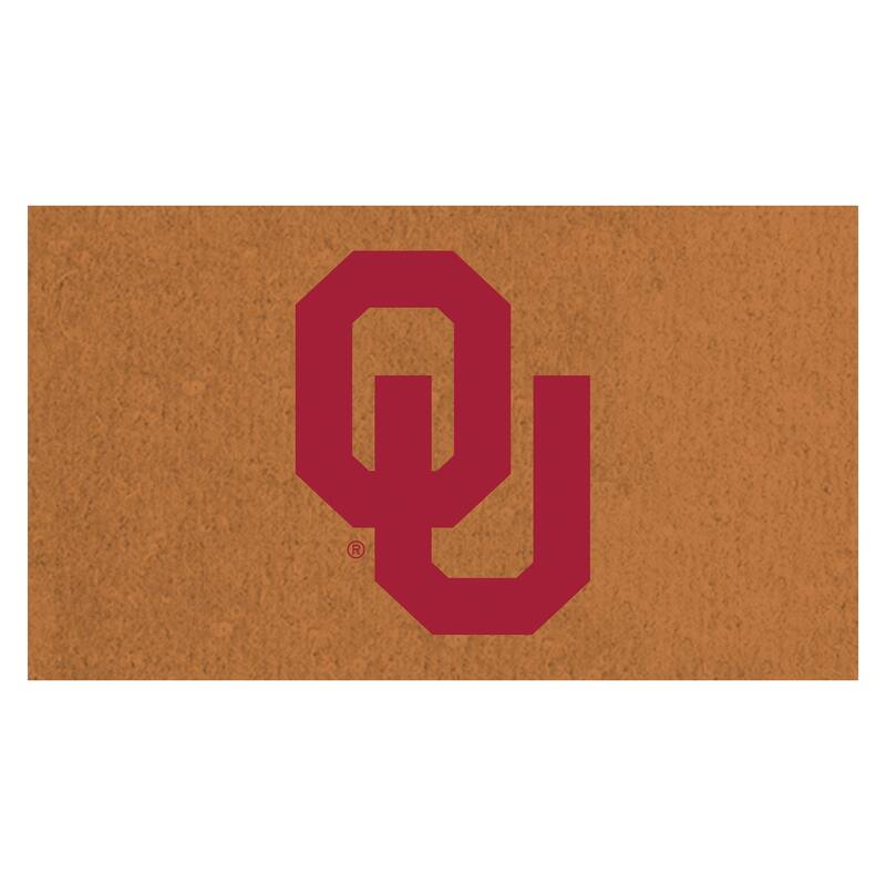 University of Oklahoma Full Color Indoor/Outdoor Coir Mat - 28" x 16"