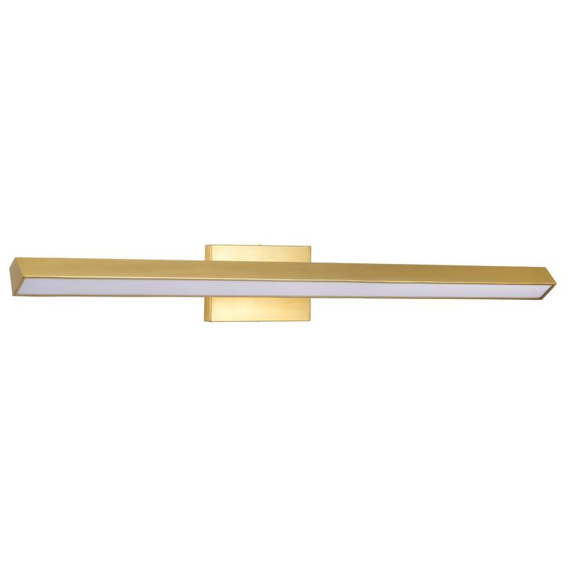 Mila 3 Foot LED Picture Light 3 CCT Selectable Vintage Brass Finish Acrylic Lens - Vintage Brass