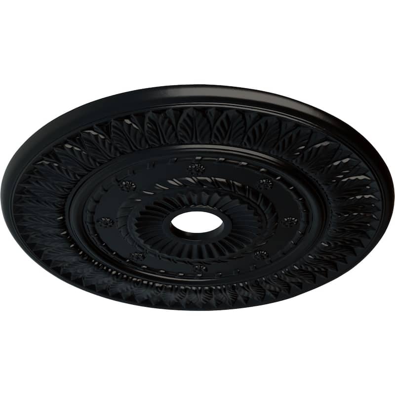 26 3/4"OD x 3 5/8"ID x 1 1/8"P Leaf Ceiling Medallion