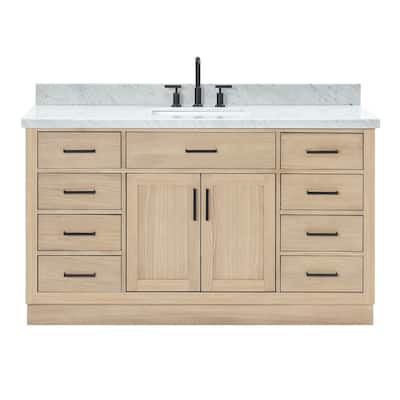 Ariel T061SCWRVO Hepburn 61" Free Standing Single Basin Vanity Set