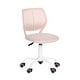 preview thumbnail 7 of 91, HomyLin Armless Swivel Kids Desk Chair with Mesh Padded Seating