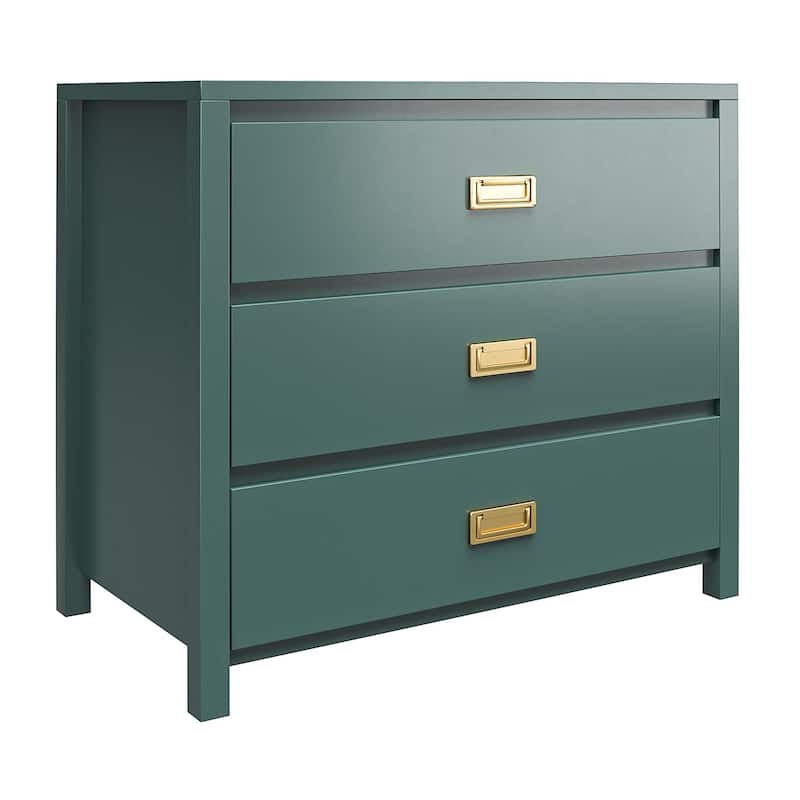 Little Seeds Monarch Hill Haven 3-Drawer Kids' Dresser - Hunter Green