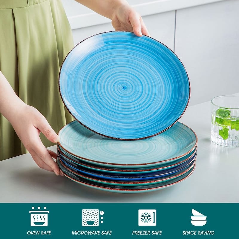 vancasso Bonita Blue 18-Piece Dinnerware Set (Service for 6)