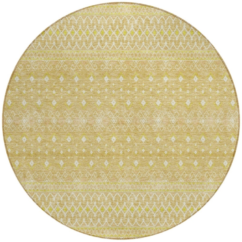 HomeRoots Tribal Transitional Rectangle Outdoor Rug