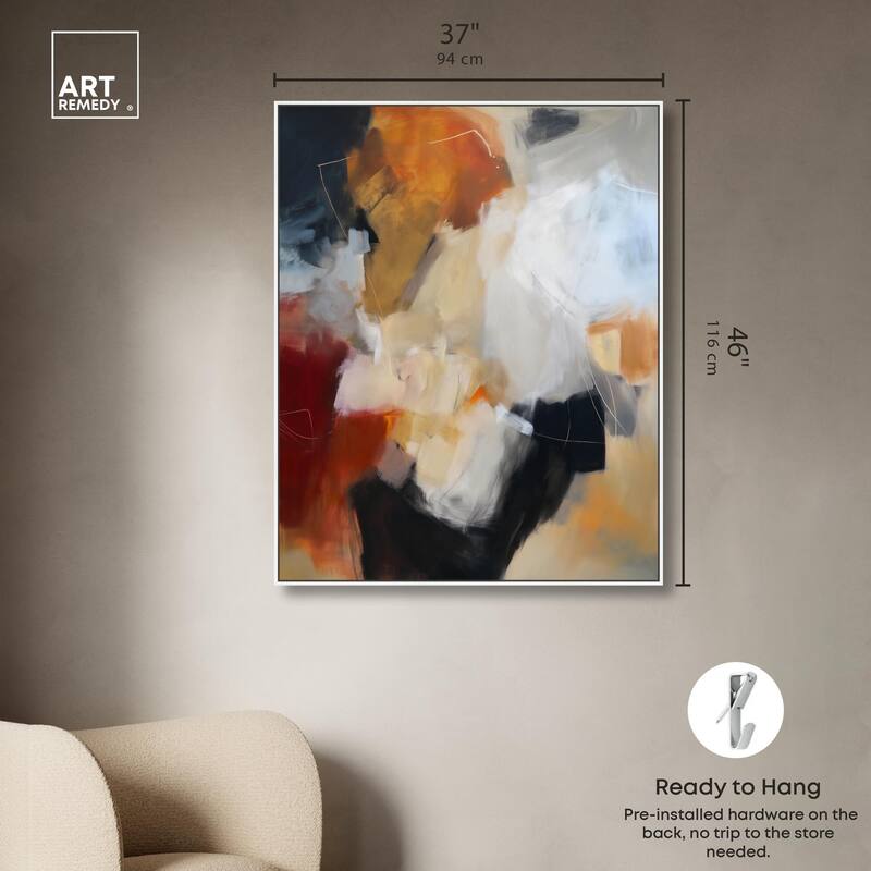 Earth and Fire II Canvas by Art Remedy