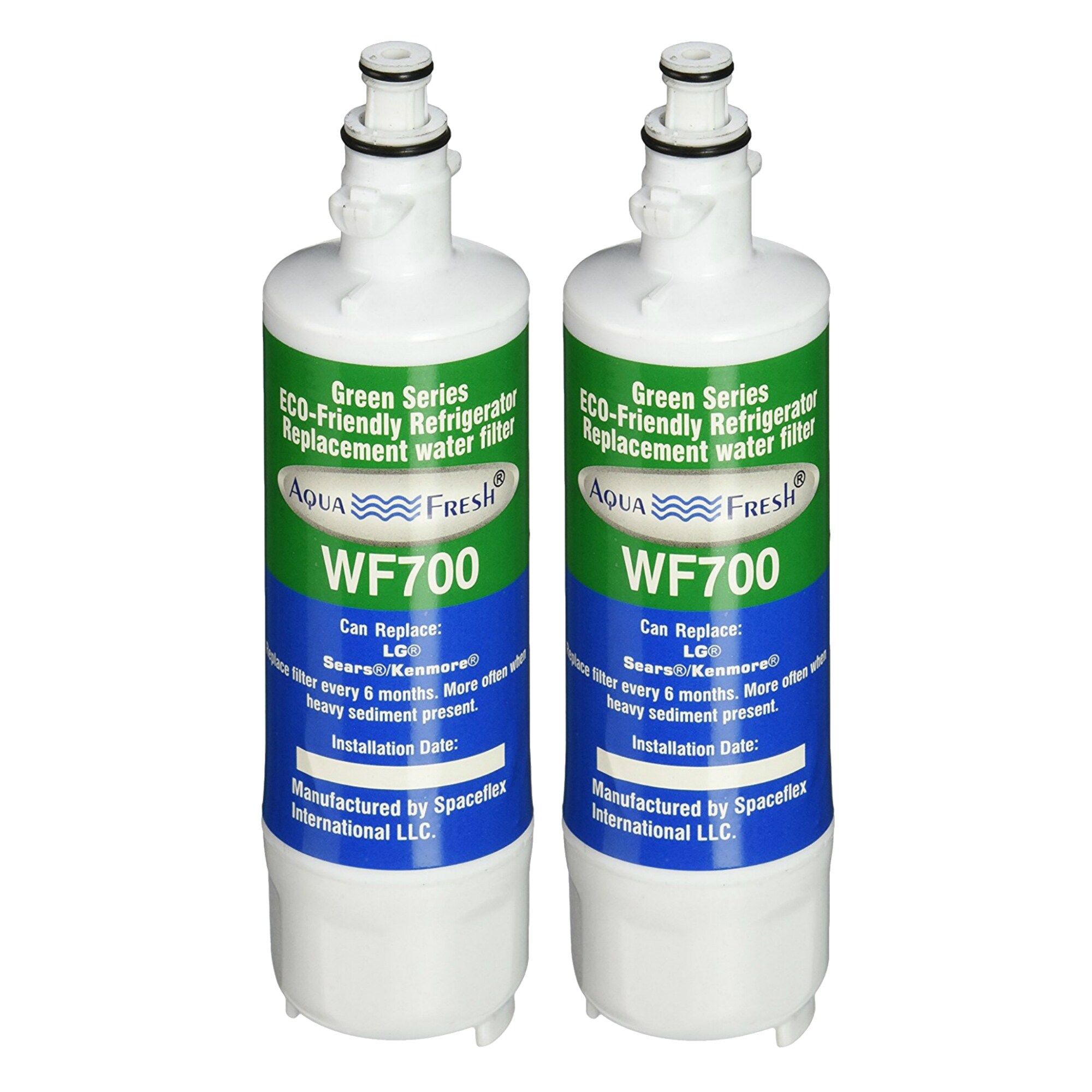 Shop Replacement Water Filter For Kenmore 72059 Refrigerator Water Filter By Aqua Fresh 2 Pack Green Overstock 21319636