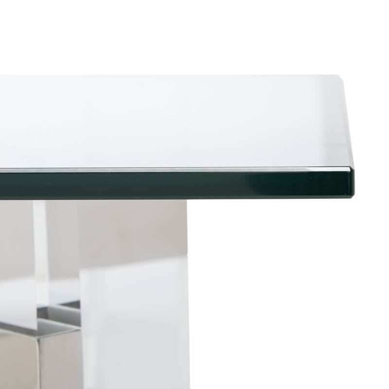 SAFAVIEH Home Eugene Acrylic Coffee Table - 54"W x 38"D x 17"H