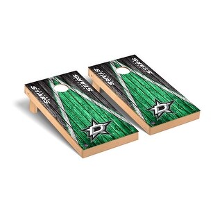 Dallas Stars NHL Triangle Cornhole Board Set