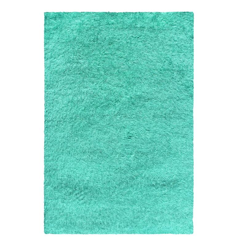 Superior Hand-tufted Plush Solid Shag Indoor Area Rug