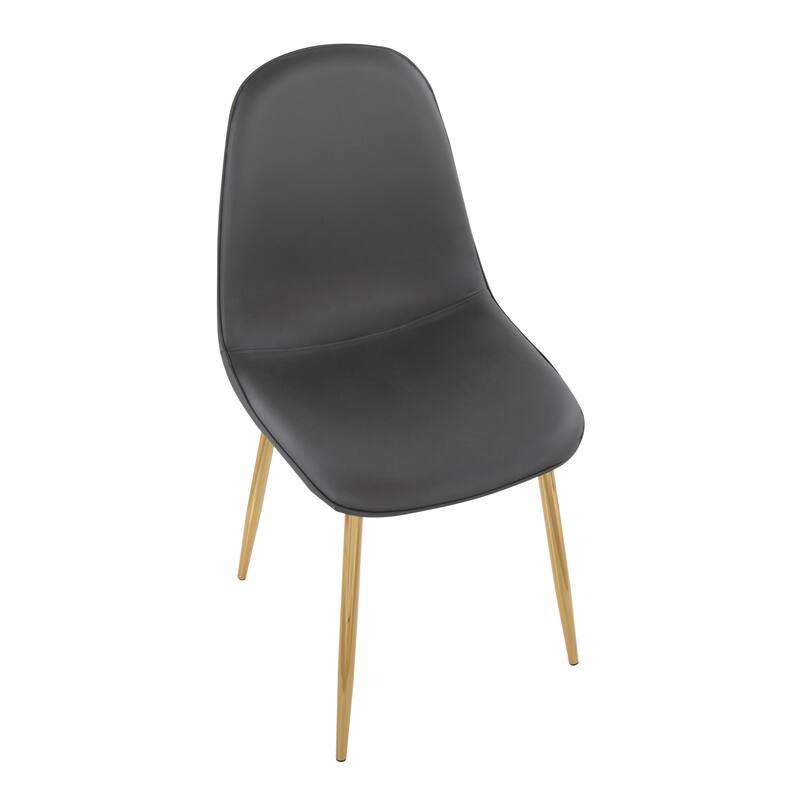 Silver Orchid Stone Gold Dining Chair - Set of 2