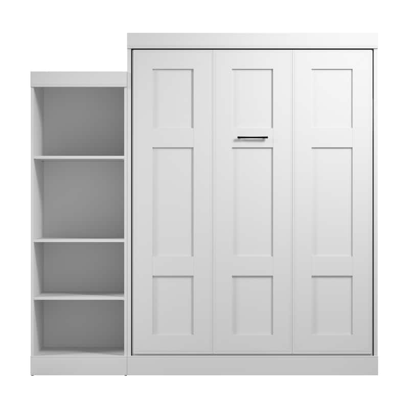 Edge Queen Murphy Bed with Closet Organizer (90W) by Bestar