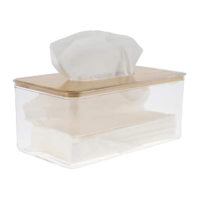 1 Pcs Waterproof Extra Large Suqare Tissue Box for Living Room Table