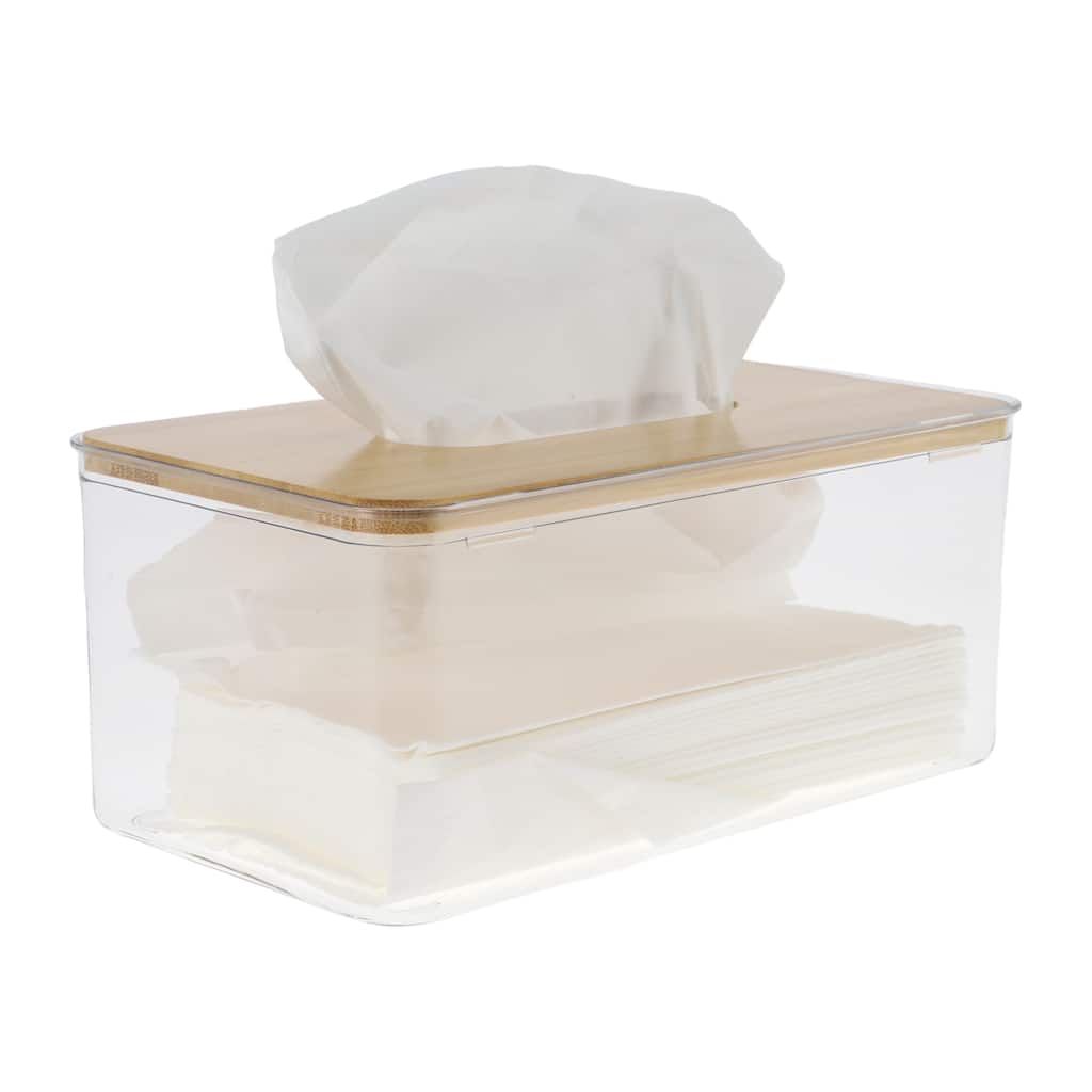 1 Pcs Waterproof Extra Large Suqare Tissue Box for Living Room Table