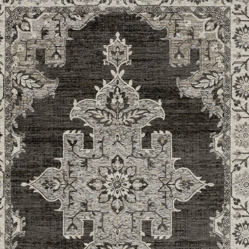 HomeRootsMedallion Traditional Rectangle Area Rug