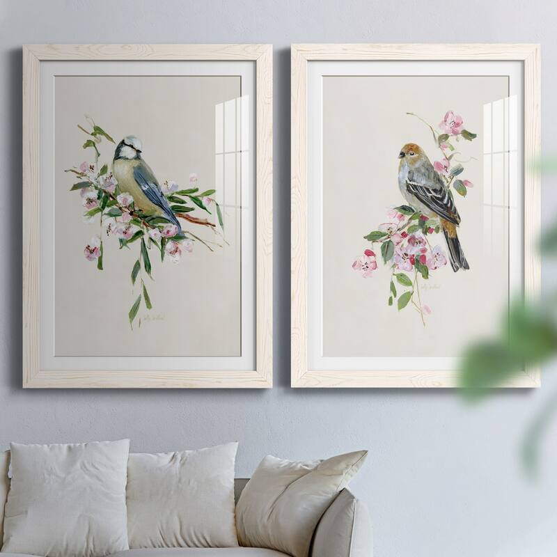 Spring Song Blue Bird-Premium Framed Print - Ready to Hang