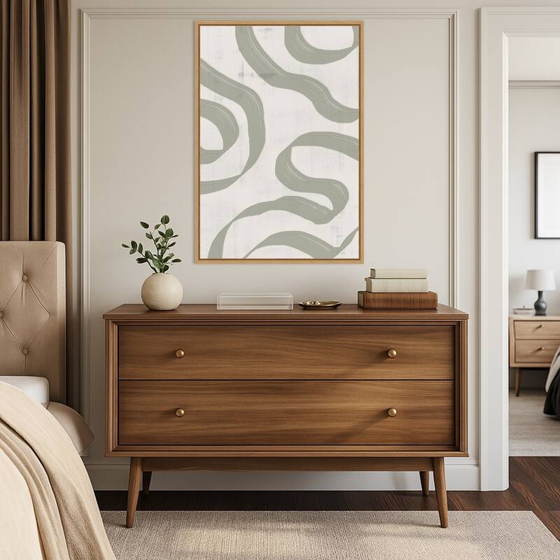 Flowing Paths by THE MIUUS STUDIO (23 x 33 in.), Framed Canvas Wall Art Print