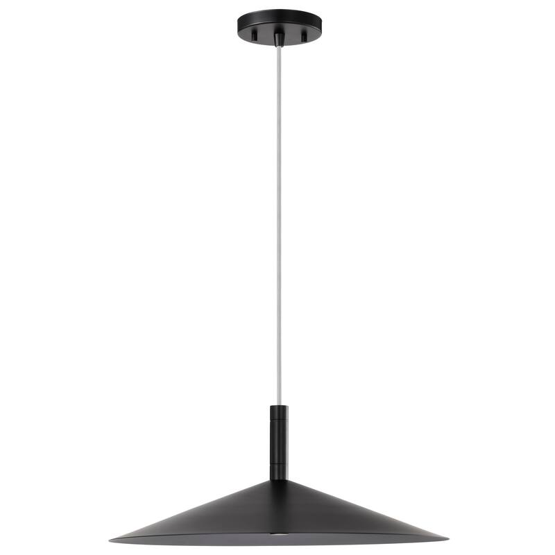 Corrine 18 Inch LED Pendant Matte Black 3K/4K/5K CCT Selectable - Matte Black