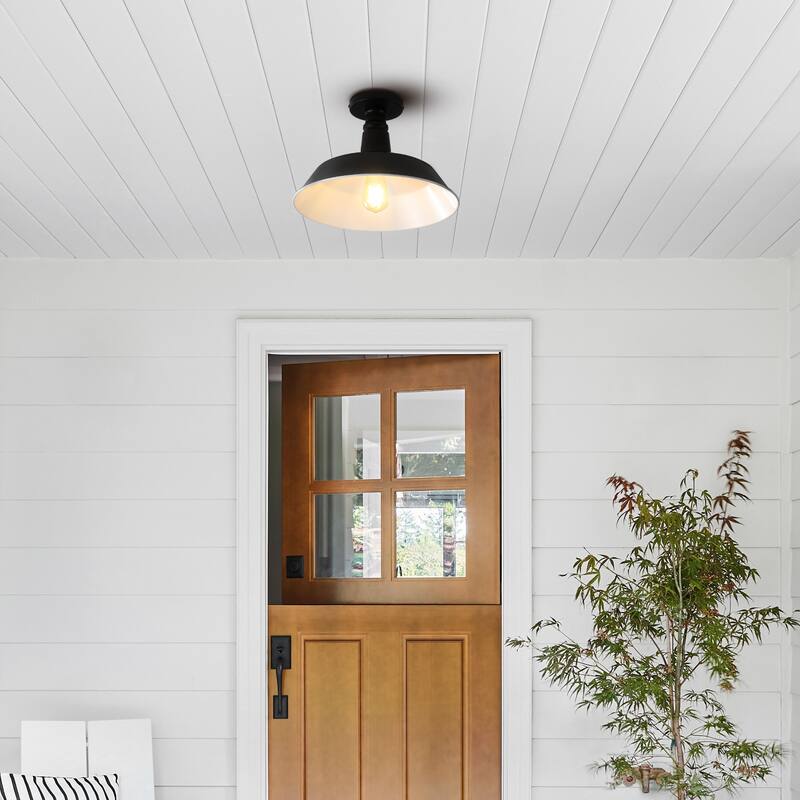 Cassidy 14" LED Semi-Flush Mount, by JONATHAN Y