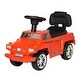 preview thumbnail 9 of 7, Red Kids Ride-On Push Car, SUV Style with Music & Storage for Toddlers