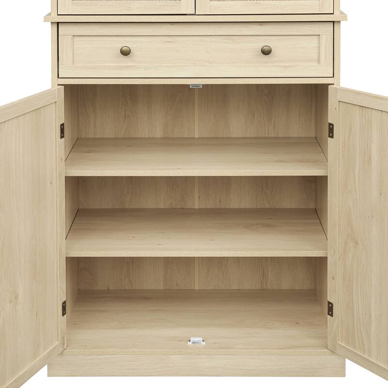 Storage Cabinet with Adjustable Inner Shelves
