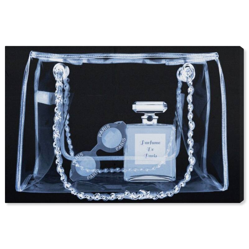 Wynwood Studio Canvas Fashion and Glam Coveted Perfume Handbag Black and Glam Wall Art Canvas Print