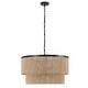 preview thumbnail 12 of 34, GetLedel 23.8" 6-Light Dimmable Handwoven Drum Chandelier