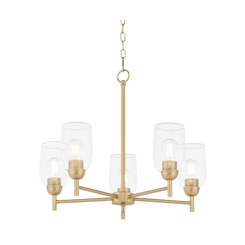 Quorum International 6112-5 Goodwin 5 Light 25" Wide Chandelier