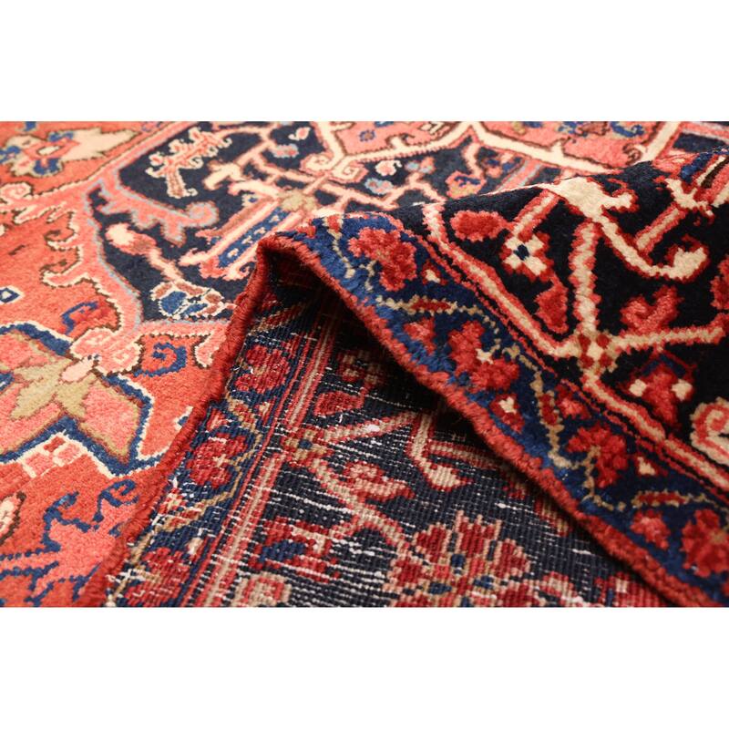 ECARPETGALLERY Hand-knotted Sarabi Red Wool Rug - 7'7 x 10'11