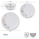 preview thumbnail 8 of 6, Mikasa Kalina 24-Piece Dinnerware Set, Service for 8