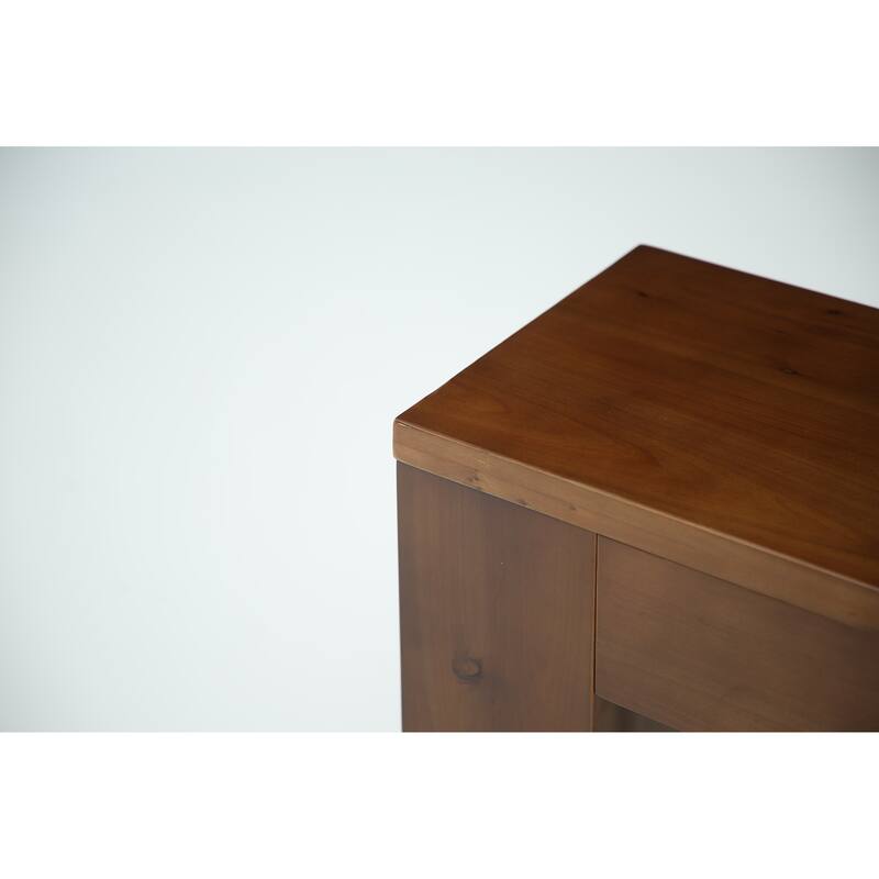 47.24 Inches Solid Wood Bench for Bedroom End of Bed