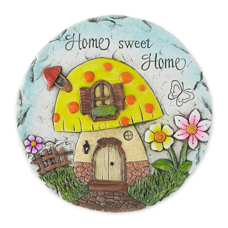 Sunflower Dot Flip Flop Stepping Stone - Home Sweet Home