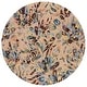 preview thumbnail 64 of 71, SAFAVIEH Handmade Blossom Jetchka French Country Floral Wool Rug 6' Round - Beige/Purple - Round