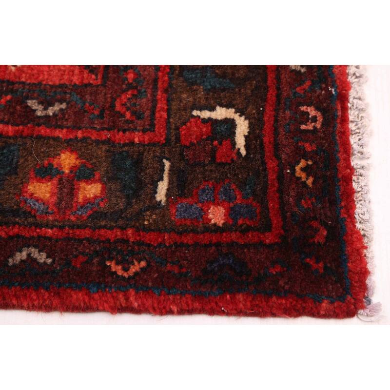 ECARPETGALLERY Hand-knotted Andelz Red Wool Rug - 3'7 x 10'9
