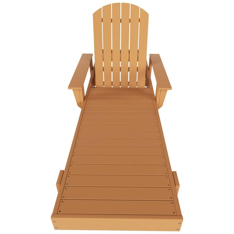 Polytrends Altura Poly Eco-Friendly All Weather Reclining Chaise Lounge with Arms