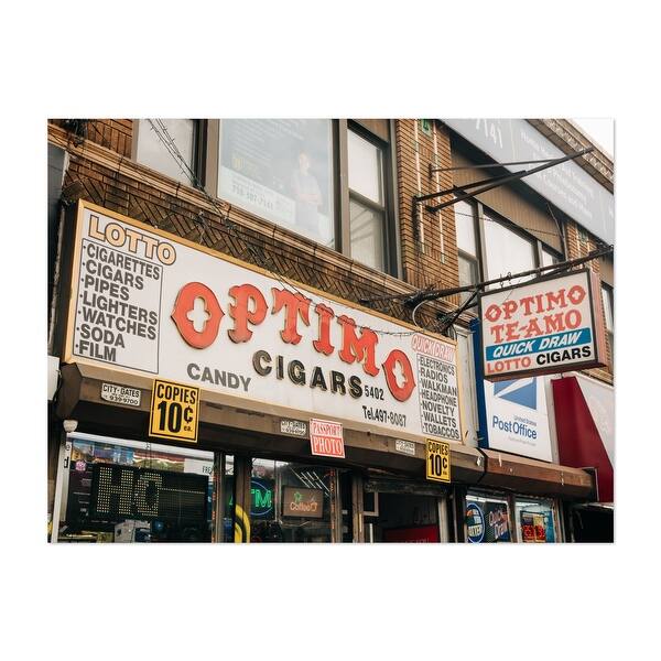 Ridgewood Queens New York Optimo Cigars 01 Building Art Print/Poster ...