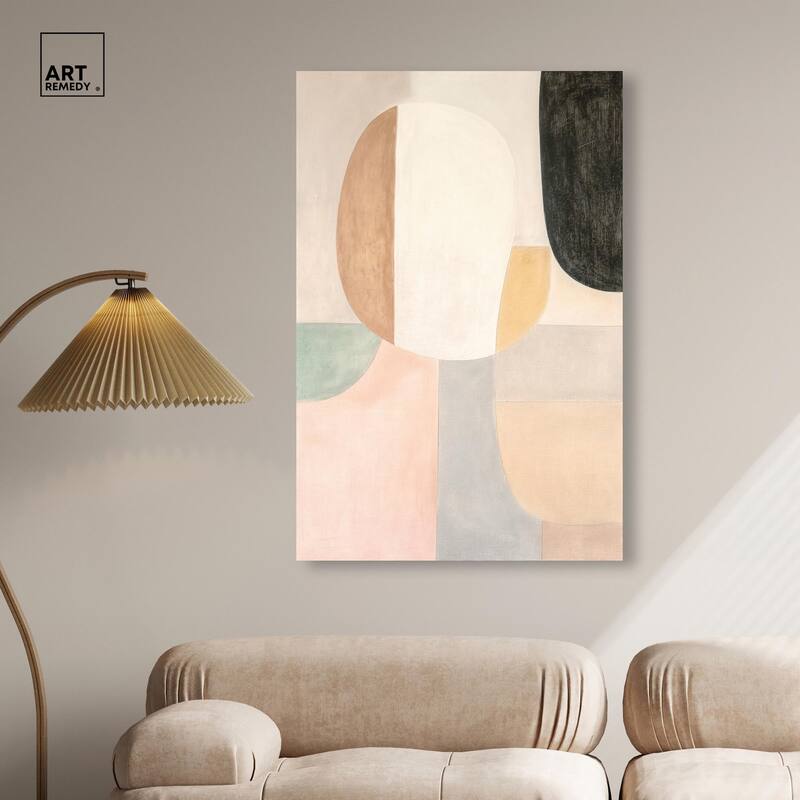 Soft Cubism I Canvas by Art Remedy, Gallery Wrapped