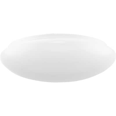 Cloud Collection 5-CCT Integrated LED White Contemporary 13.78" Medium Flush Mount Light - 13.78 in x 13.78 in x 3.75 in
