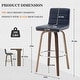 preview thumbnail 94 of 198, 26"/29" Faux Leather Swivel Bar/Counter Stools, Set of 2/3