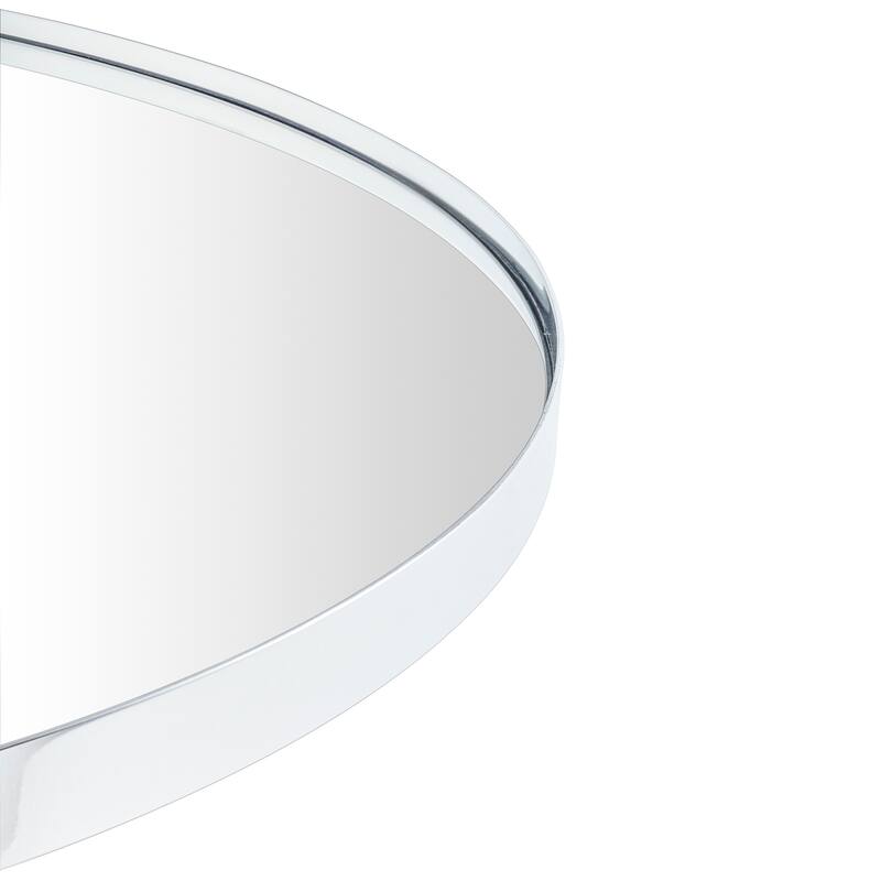 TEHOME Yolanta Round Metal Wall Mirror