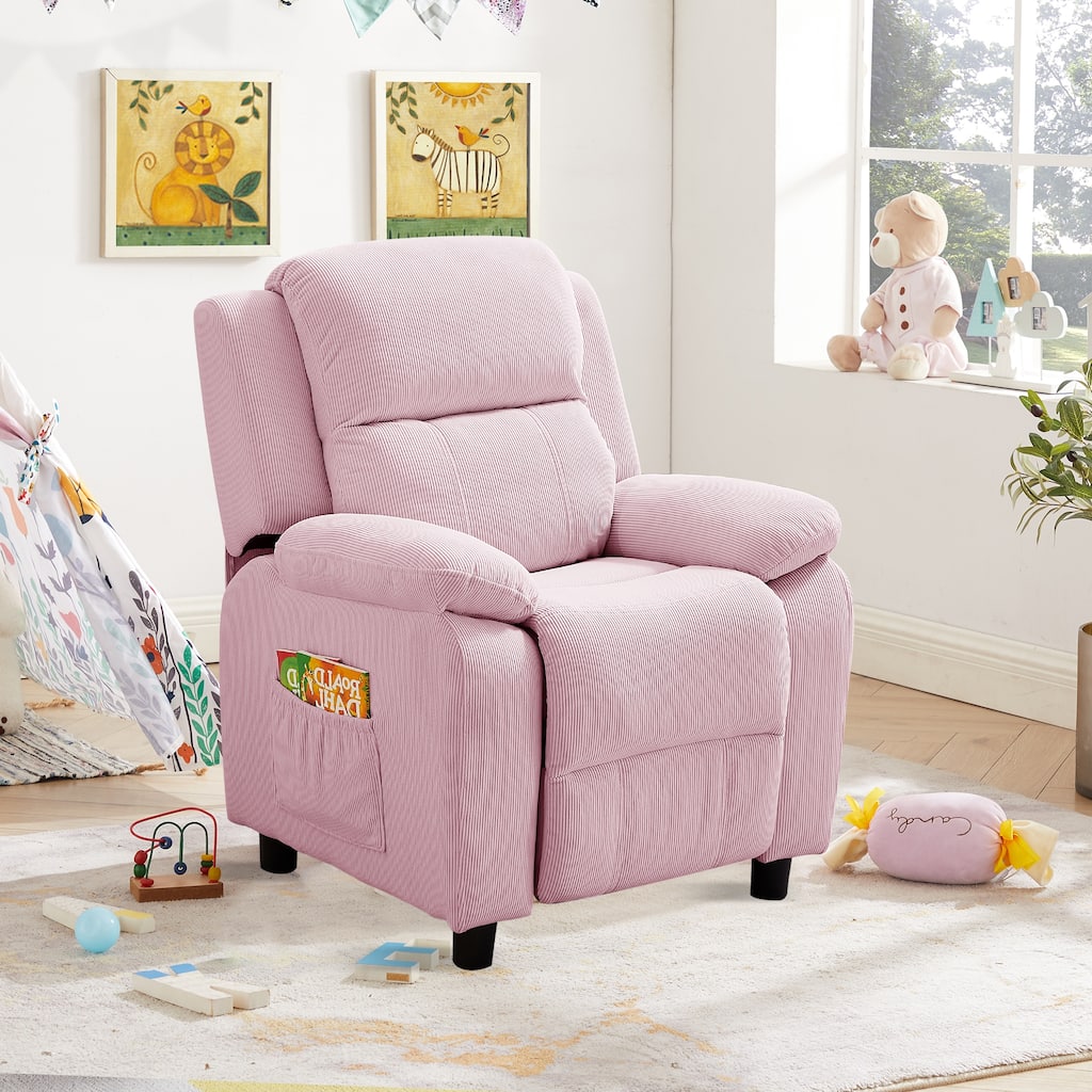 Kids Recliner Chair, Toddler Ergonomic Adjustable Lounge Sofa