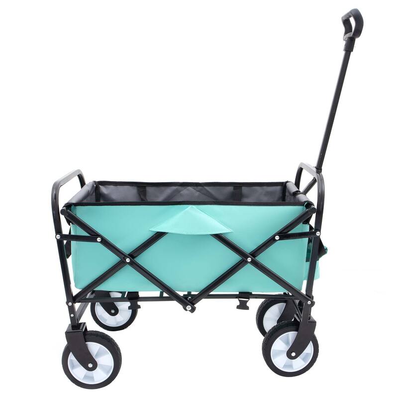 2.1 cu ft. Steel Foldable Wagon Cart