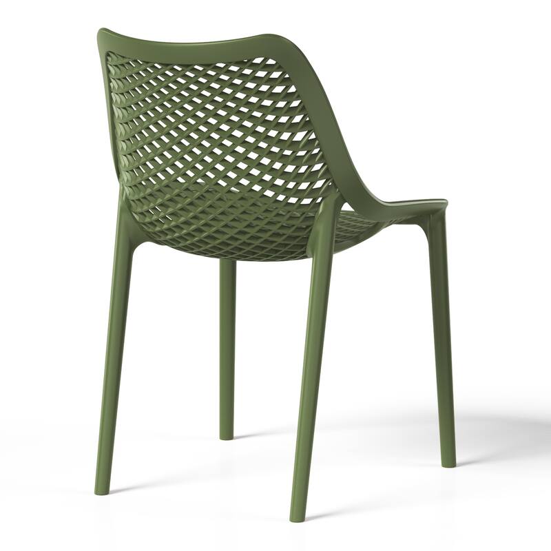 Frond and Form 4-Person Outdoor Square Dining Set