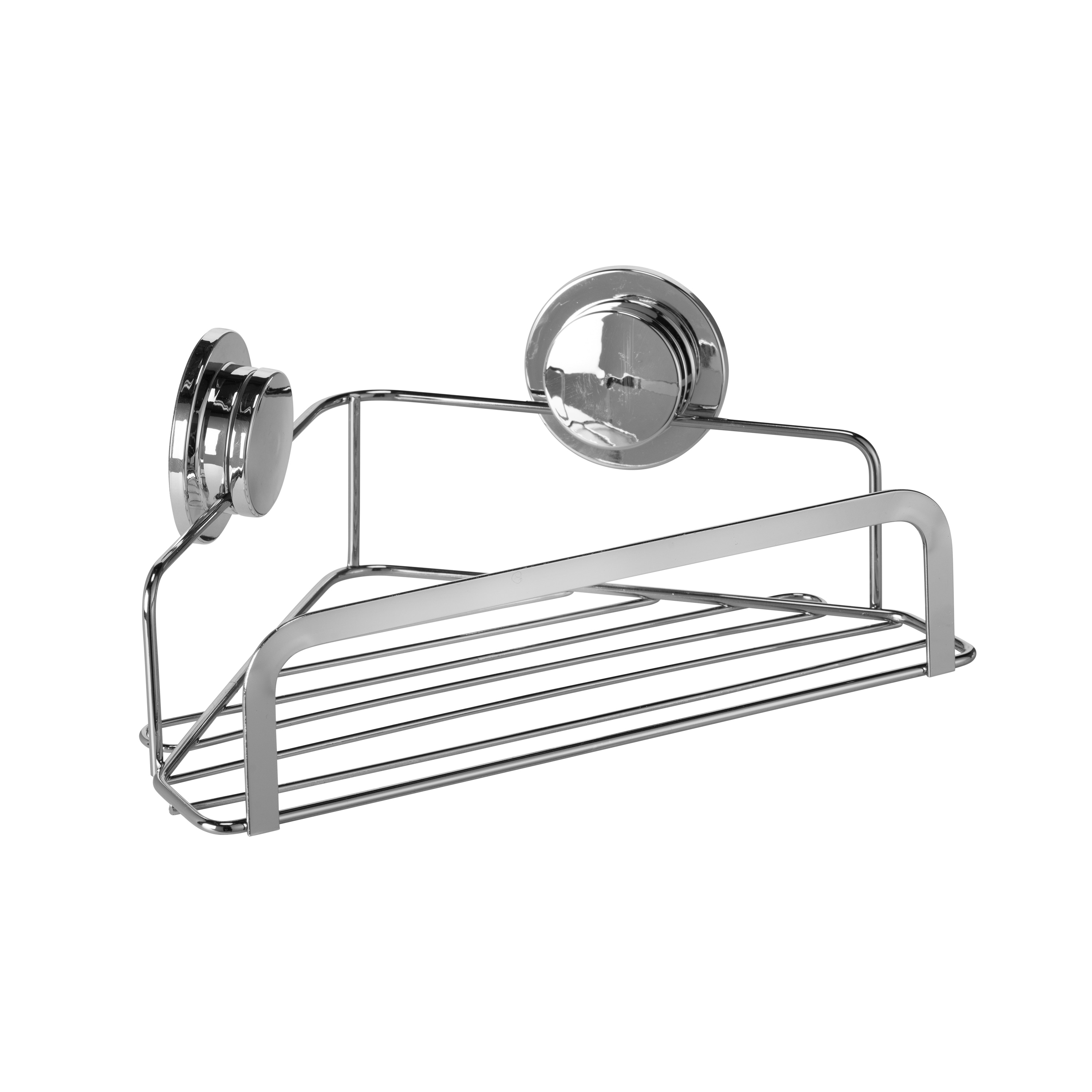 Croydex Stick 'n' Lock Adhesive Two Tier Shower Caddy, Chrome - On Sale -  Bed Bath & Beyond - 38077186