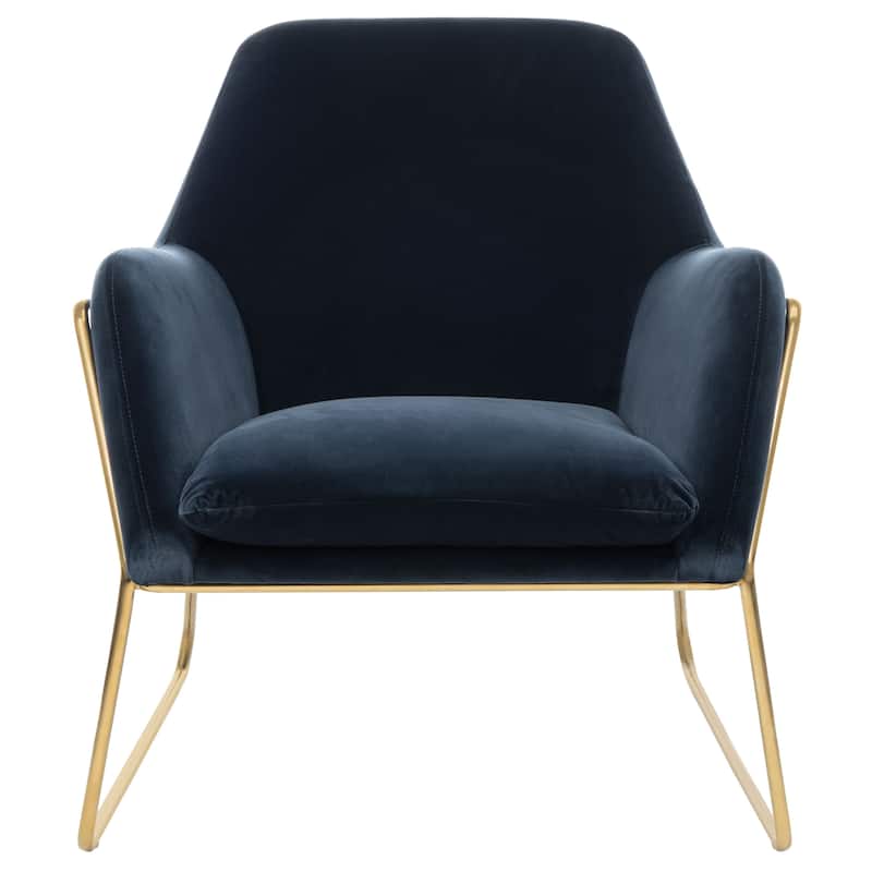 SAFAVIEH Home Misty Metal Frame Accent Chair - 30"W x 35"D x 33"H